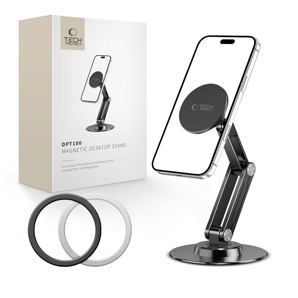 Tech - Protect DPT100 Μαγνητική Βάση Στήριξης Κινητού για το Γραφείο - Black