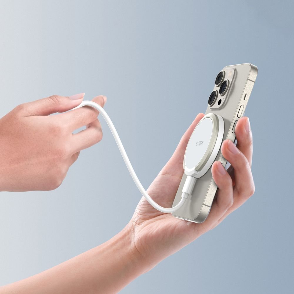 Tech - Protect QI15W - A33 15W Ασύρματος Φορτιστής MagSafe - White