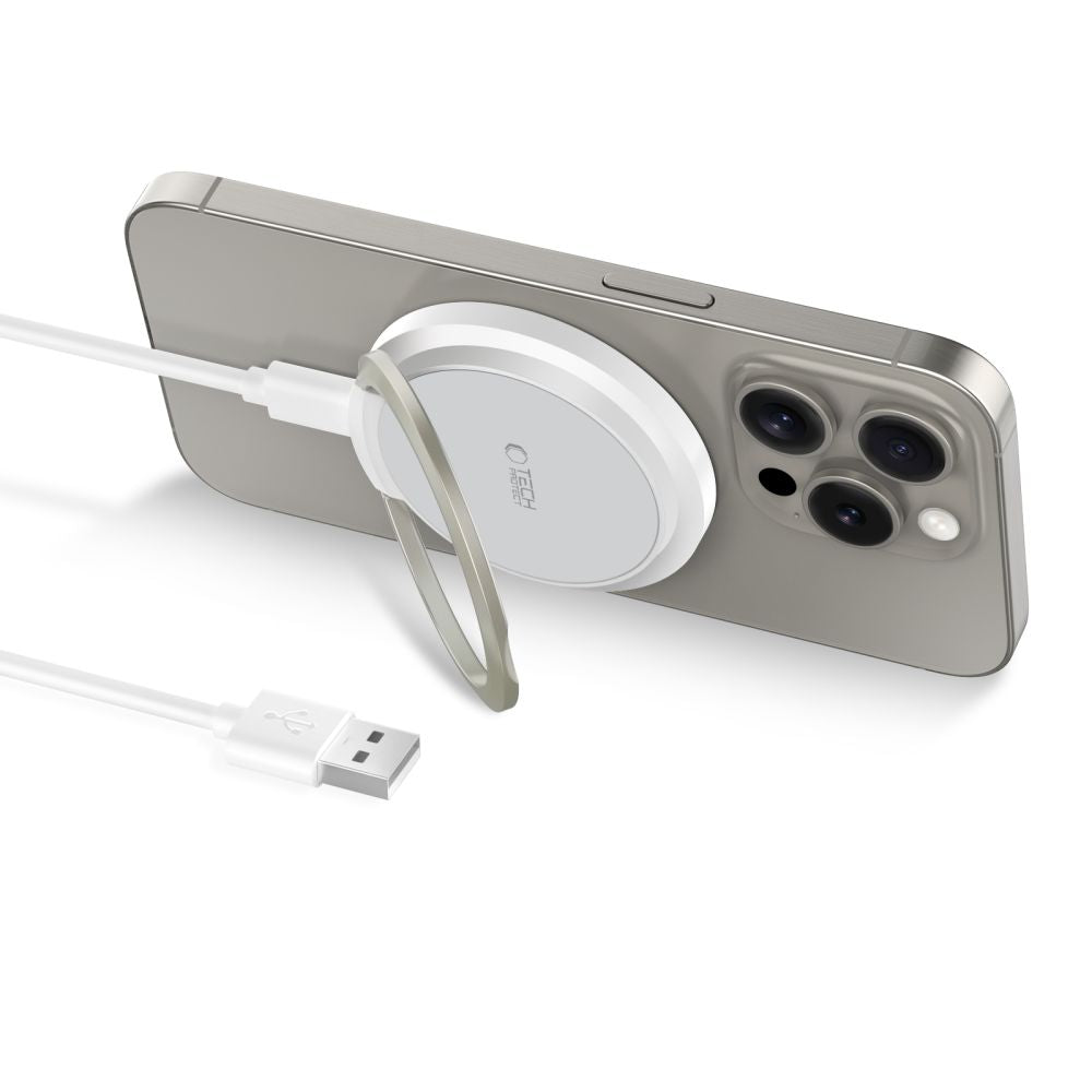 Tech - Protect QI15W - A33 15W Ασύρματος Φορτιστής MagSafe - White