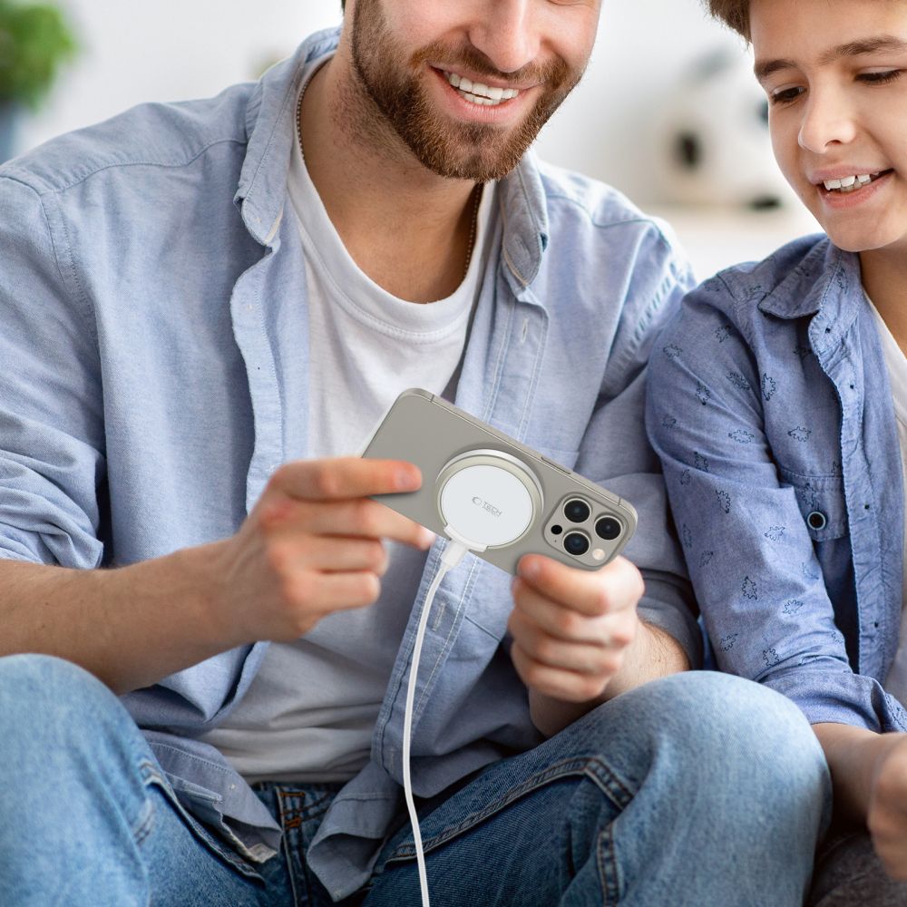 Tech - Protect QI15W - A33 15W Ασύρματος Φορτιστής MagSafe - White