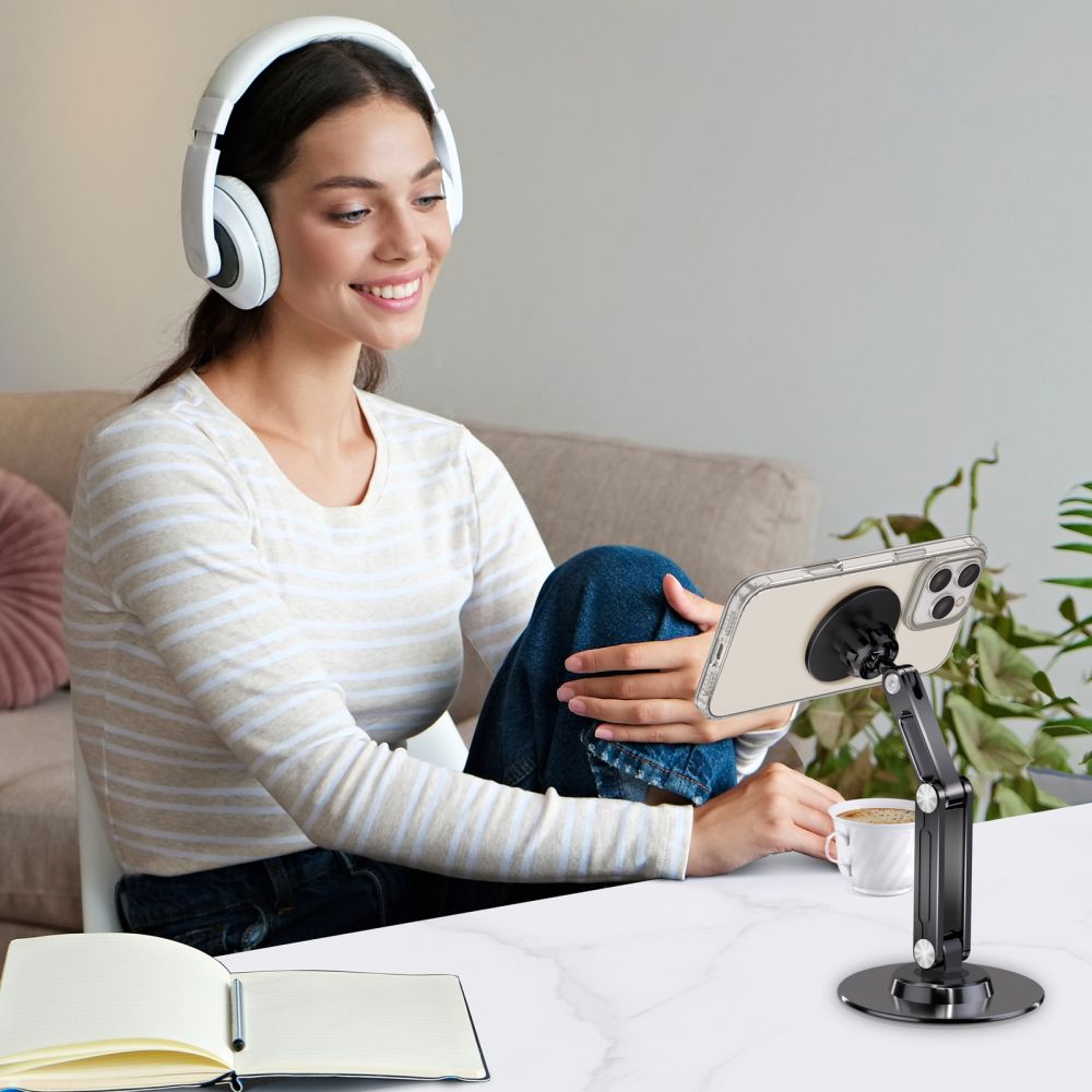 Tech - Protect DPT100 Μαγνητική Βάση Στήριξης Κινητού για το Γραφείο - Black