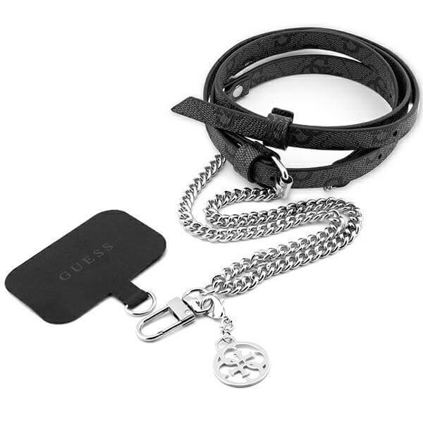 Guess CBDY Universal Λουράκι για Θήκη Κινητού - 4G Chain - Black - GUOUC4MG4EK